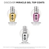 image:imageSally Hansen Miracle Gel Get Mod and Shiny Top Coat Duo Long Lasting GelLike Formula No UV Lamp Needed Nail Polish Duo101 Shiny