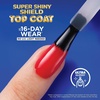 image:imageSally Hansen Miracle Gel Get Mod and Shiny Top Coat Duo Long Lasting GelLike Formula No UV Lamp Needed Nail Polish Duo115 Super Shiny Shield