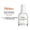 image:imageSally Hansen Nail Treatment Maximum Growth Nail Strengthener  Base Coat amp Nail Protectant  Triple Protein amp Silk Formula for Strong Healthy NailsDries Instantly Top Coat