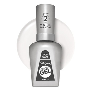 image:imageSally Hansen Miracle Gel Get Mod and Shiny Top Coat Duo Long Lasting GelLike Formula No UV Lamp Needed Nail Polish Duo102 Miracle Gel 30 Matte Top Coat
