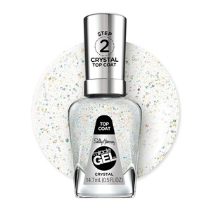 image:imageSally Hansen Miracle Gel Get Mod and Shiny Top Coat Duo Long Lasting GelLike Formula No UV Lamp Needed Nail Polish Duo105 Crystal