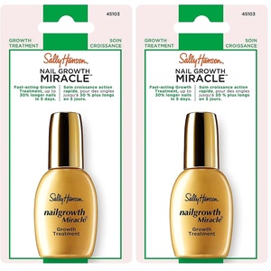 image:imageSally Hansen Nail Treatment Miracle Nail Thickener  Strengthens amp Protects Soft Thin Nails  Infused with Calcium amp Ceramic Gel FormulaGrowth Treatment