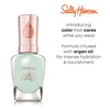 image:imageSally Hansen Color Therapy High Gloss Top Coat  Argan Oil Long Lasting Healthy Nails Nail Strengthener Clear Nail Polish452 Cool as a Cucumber