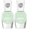 image:imageSally Hansen Nail Treatment Good Kind Pure Nail Polish No Chip Acrylic Top Coat  LongLasting Nail Protection  Strengthens amp Seals Color PlantBased Vegan 16Free Formula375 Mint Refresh