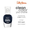 image:imageSally Hansen Nail Treatment Good Kind Pure Nail Polish No Chip Acrylic Top Coat  LongLasting Nail Protection  Strengthens amp Seals Color PlantBased Vegan 16Free Formula180 Soft Plum