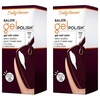 image:imageSally Hansen Salon Gel Polish Nail Lacquer Pat on the Black 014 Fl Oz Pack of 2