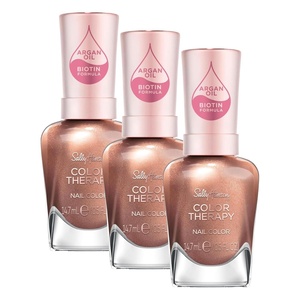 image:imageSally Hansen Color Therapy High Gloss Top Coat  Argan Oil Long Lasting Healthy Nails Nail Strengthener Clear Nail Polish194 Bronce Bruido
