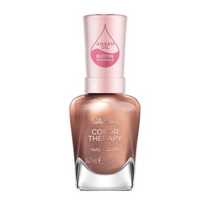 image:imageSally Hansen Color Therapy High Gloss Top Coat  Argan Oil Long Lasting Healthy Nails Nail Strengthener Clear Nail Polish194 Burnished Bronze
