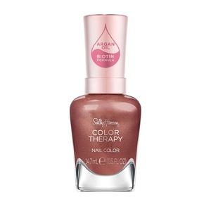 image:imageSally Hansen Color Therapy High Gloss Top Coat  Argan Oil Long Lasting Healthy Nails Nail Strengthener Clear Nail Polish196 Raisin the Bar