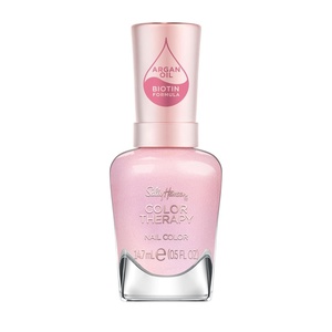 image:imageSally Hansen Color Therapy High Gloss Top Coat  Argan Oil Long Lasting Healthy Nails Nail Strengthener Clear Nail Polish223 Pink Ill Sleep In