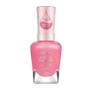 image:imageSally Hansen Color Therapy High Gloss Top Coat  Argan Oil Long Lasting Healthy Nails Nail Strengthener Clear Nail Polish255 Lips Tulips