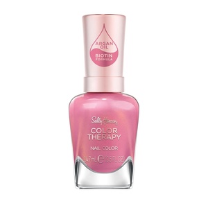 image:imageSally Hansen Color Therapy High Gloss Top Coat  Argan Oil Long Lasting Healthy Nails Nail Strengthener Clear Nail Polish270 Mauve Mantra