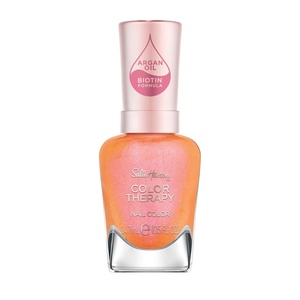 image:imageSally Hansen Color Therapy High Gloss Top Coat  Argan Oil Long Lasting Healthy Nails Nail Strengthener Clear Nail Polish290 Tangerine Dream