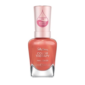 image:imageSally Hansen Color Therapy High Gloss Top Coat  Argan Oil Long Lasting Healthy Nails Nail Strengthener Clear Nail Polish300 Soak at Sunset