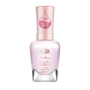 image:imageSally Hansen Color Therapy High Gloss Top Coat  Argan Oil Long Lasting Healthy Nails Nail Strengthener Clear Nail Polish383 Air of Calm lavendar bliss