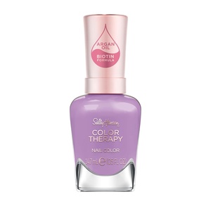 image:imageSally Hansen Color Therapy High Gloss Top Coat  Argan Oil Long Lasting Healthy Nails Nail Strengthener Clear Nail Polish385 Pamper Me Purple