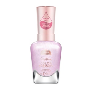 image:imageSally Hansen Color Therapy High Gloss Top Coat  Argan Oil Long Lasting Healthy Nails Nail Strengthener Clear Nail Polish387 Lavish in Lavender lavendar bliss