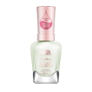 image:imageSally Hansen Color Therapy High Gloss Top Coat  Argan Oil Long Lasting Healthy Nails Nail Strengthener Clear Nail Polish447 Spa Day fresh cucumber