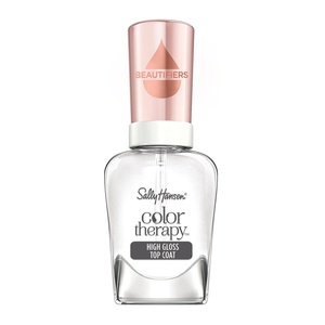image:imageSally Hansen Color Therapy High Gloss Top Coat  Argan Oil Long Lasting Healthy Nails Nail Strengthener Clear Nail PolishHigh Gloss Top Coat