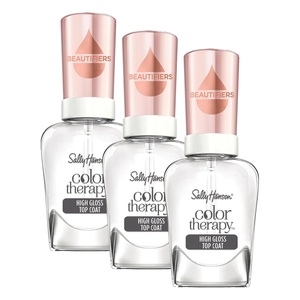 image:imageSally Hansen Color Therapy High Gloss Top Coat  Argan Oil Long Lasting Healthy Nails Nail Strengthener Clear Nail PolishPink  White