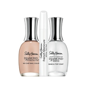 image:imageSally Hansen Diamond Strength Diamonds Nail Growth Protective Layer Sheer Shimmery Grey Nail PolishFrench Manicure Pen Kit