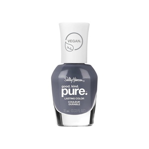 image:imageSally Hansen Nail Treatment Good Kind Pure Nail Polish No Chip Acrylic Top Coat  LongLasting Nail Protection  Strengthens amp Seals Color PlantBased Vegan 16Free Formula395 Nightfall