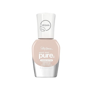 image:imageSally Hansen Nail Treatment Good Kind Pure Nail Polish No Chip Acrylic Top Coat  LongLasting Nail Protection  Strengthens amp Seals Color PlantBased Vegan 16Free Formula30 Cashew Butter