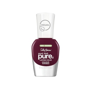 image:imageSally Hansen Nail Treatment Good Kind Pure Nail Polish No Chip Acrylic Top Coat  LongLasting Nail Protection  Strengthens amp Seals Color PlantBased Vegan 16Free Formula330 Beet It