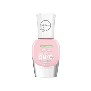 image:imageSally Hansen Nail Treatment Good Kind Pure Nail Polish No Chip Acrylic Top Coat  LongLasting Nail Protection  Strengthens amp Seals Color PlantBased Vegan 16Free Formula200 Pink Cloud
