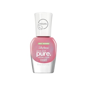 image:imageSally Hansen Nail Treatment Good Kind Pure Nail Polish No Chip Acrylic Top Coat  LongLasting Nail Protection  Strengthens amp Seals Color PlantBased Vegan 16Free Formula203 Mystic Topaz