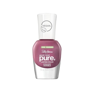 image:imageSally Hansen Nail Treatment Good Kind Pure Nail Polish No Chip Acrylic Top Coat  LongLasting Nail Protection  Strengthens amp Seals Color PlantBased Vegan 16Free Formula331 Frosted Amethyst