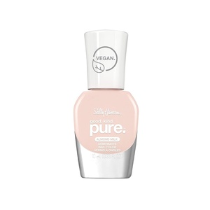 image:imageSally Hansen Nail Treatment Good Kind Pure Nail Polish No Chip Acrylic Top Coat  LongLasting Nail Protection  Strengthens amp Seals Color PlantBased Vegan 16Free Formula20 Almond Milk