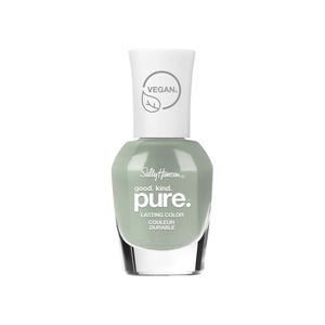 image:imageSally Hansen Nail Treatment Good Kind Pure Nail Polish No Chip Acrylic Top Coat  LongLasting Nail Protection  Strengthens amp Seals Color PlantBased Vegan 16Free Formula367 Moss Mosaic
