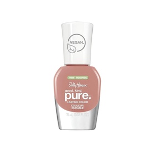 image:imageSally Hansen Nail Treatment Good Kind Pure Nail Polish No Chip Acrylic Top Coat  LongLasting Nail Protection  Strengthens amp Seals Color PlantBased Vegan 16Free Formula230 Pink Cardamom