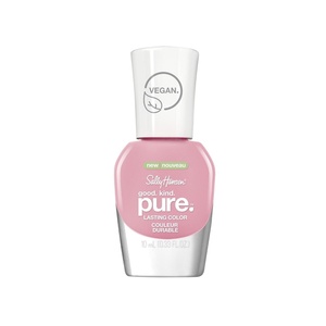 image:imageSally Hansen Nail Treatment Good Kind Pure Nail Polish No Chip Acrylic Top Coat  LongLasting Nail Protection  Strengthens amp Seals Color PlantBased Vegan 16Free Formula223 Love You Lotus