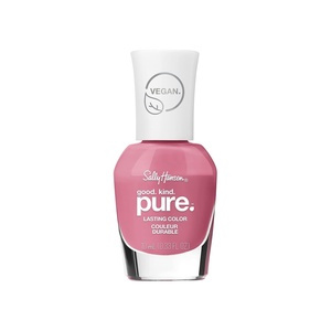 image:imageSally Hansen Nail Treatment Good Kind Pure Nail Polish No Chip Acrylic Top Coat  LongLasting Nail Protection  Strengthens amp Seals Color PlantBased Vegan 16Free Formula224 Rose to the Occasion