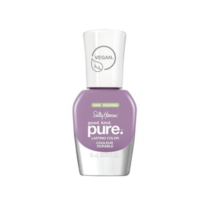 image:imageSally Hansen Nail Treatment Good Kind Pure Nail Polish No Chip Acrylic Top Coat  LongLasting Nail Protection  Strengthens amp Seals Color PlantBased Vegan 16Free Formula360 LavenDear
