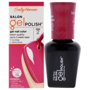 image:imageSally Hansen Salon Gel Polish Gel Top Coat Chip Resistant Shiny Finish LED Lamp Required190 Back To The Fuchsia
