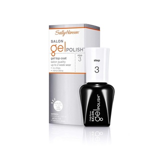 image:imageSally Hansen Salon Gel Polish Gel Top Coat Chip Resistant Shiny Finish LED Lamp RequiredTop Coat