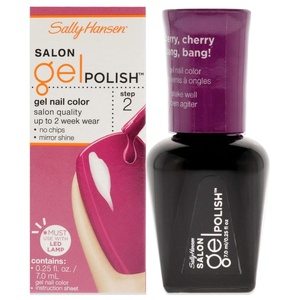 image:imageSally Hansen Salon Gel Polish Nail Lacquer Cherry Cherry Bang Bang 014 Fl Oz