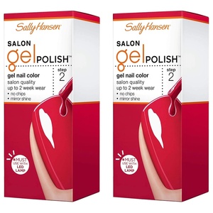 image:imageSally Hansen Salon Gel Polish Red My Lips Pack of 2 Long Lasting Chip Resistant LED Lamp Required