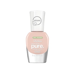 image:imageSally Hansen Good Kind Pure Nail Polish  PlantBased Vegan 16Free Formula  Opaque Shiny  130 Romantic Peach  Nude Pink Nail Color