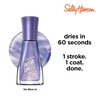 image:imageSally Hansen InstaDri Galactic Nail Polish  Quick Dry Long Lasting StreakFree Shine  SemiOpaque Shimmery  110 NeBluela  Holographic BluePurple Nail Color