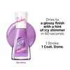 image:imageSally Hansen InstaDri HoloGlow Nail Polish  Quick Dry Long Lasting StreakFree Shine  SemiOpaque Shimmery  102 Lustrous Lilac  Hologrpahic Purple Nail Color159 Ubelicious