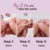 image:imageSally Hansen InstaDri x Stranger Things Perfect PressOns The Final BattleAlmond Nails  PeekABlue