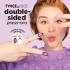 image:imageSally Hansen InstaDri x Stranger Things Perfect PressOns The Final BattleAlmond Nails  PeekABlue