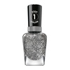 image:imageSally Hansen Miracle Gel Deep Sea Diamond Long Lasting GelLike Formula No UV Lamp Needed Silver Glitter Nail Polish05 Fl Oz Pack of 1