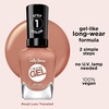 image:imageSally Hansen Miracle Gel Get Mod Long Lasting GelLike Formula No UV Lamp Needed Semi Opaque Shiny White Nail Polish190 Road Less Traveled