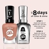 image:imageSally Hansen Miracle Gel Get Mod Long Lasting GelLike Formula No UV Lamp Needed Semi Opaque Shiny White Nail Polish190 Road Less Traveled