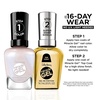 image:imageSally Hansen Miracle Gel Get Mod Long Lasting GelLike Formula No UV Lamp Needed Semi Opaque Shiny White Nail Polish231 Chics in Charge